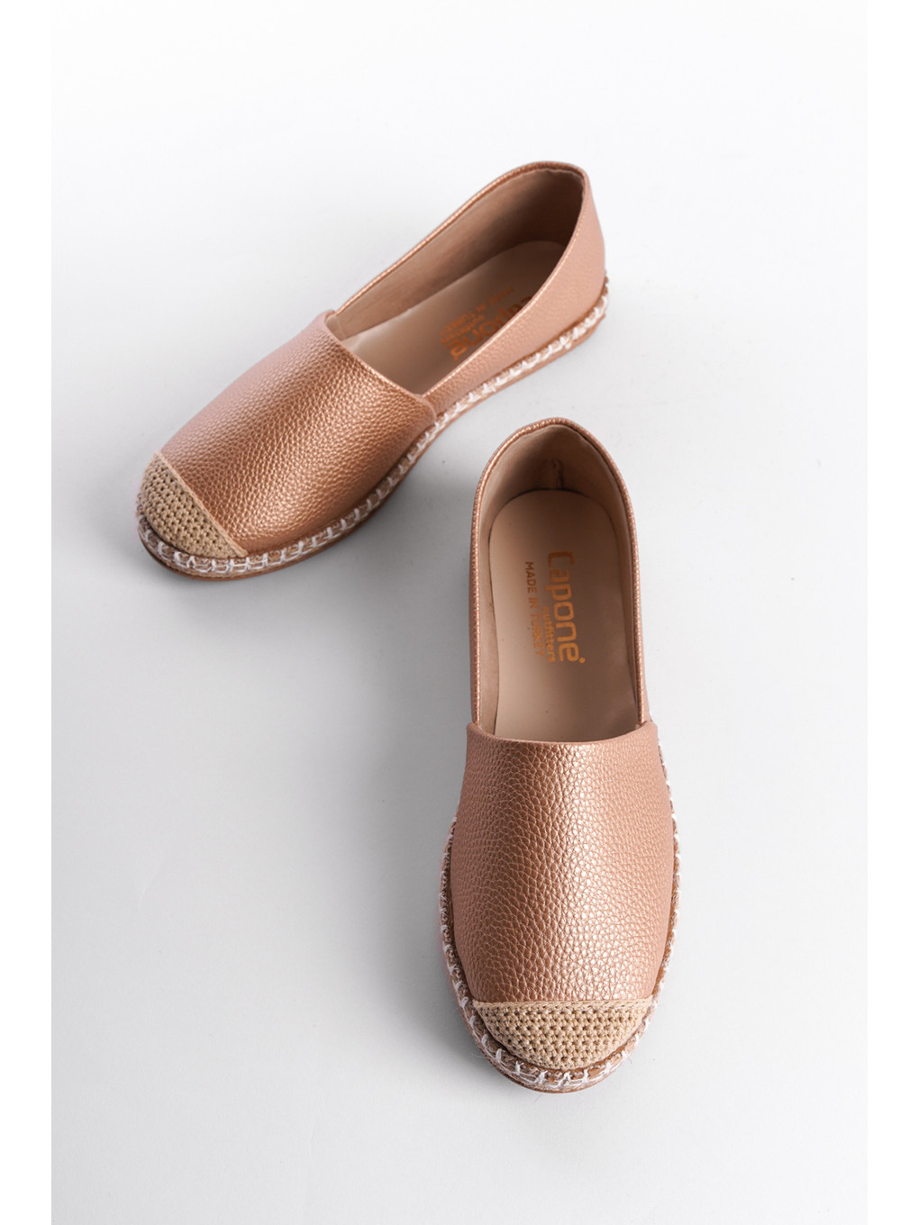 Pembe Pasarella Cilt Kadın Espadril-3