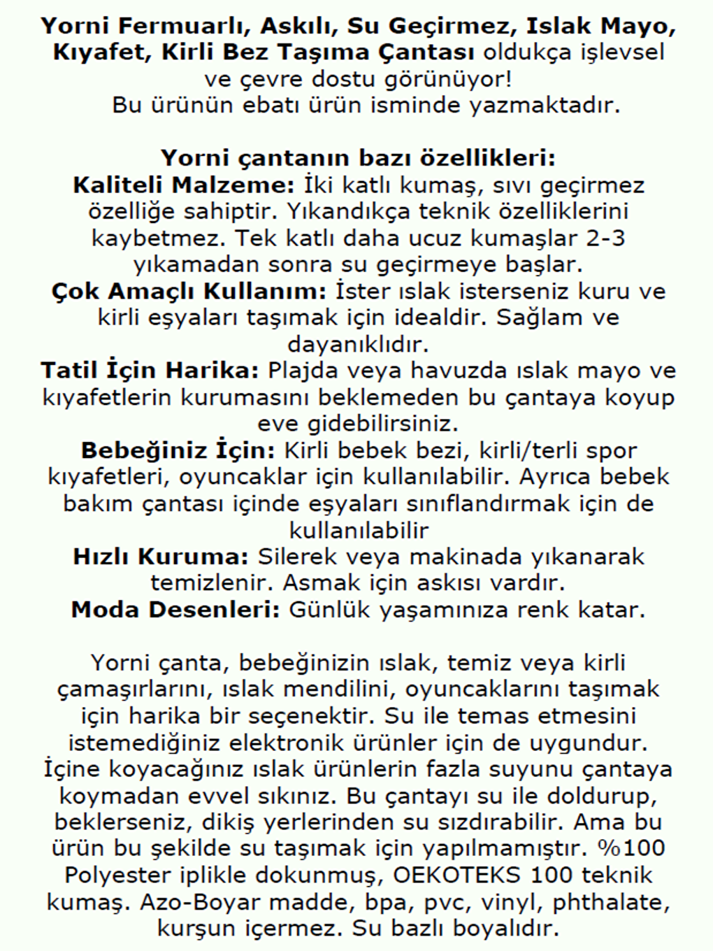Yorni Beyaz 2 Adet, 37x30 cm, Summer ve Zoo Desen, Sıvı Geçirmeyen Çok Amaçlı Çanta, Ekonomik Set, Yıkanabilir - 1