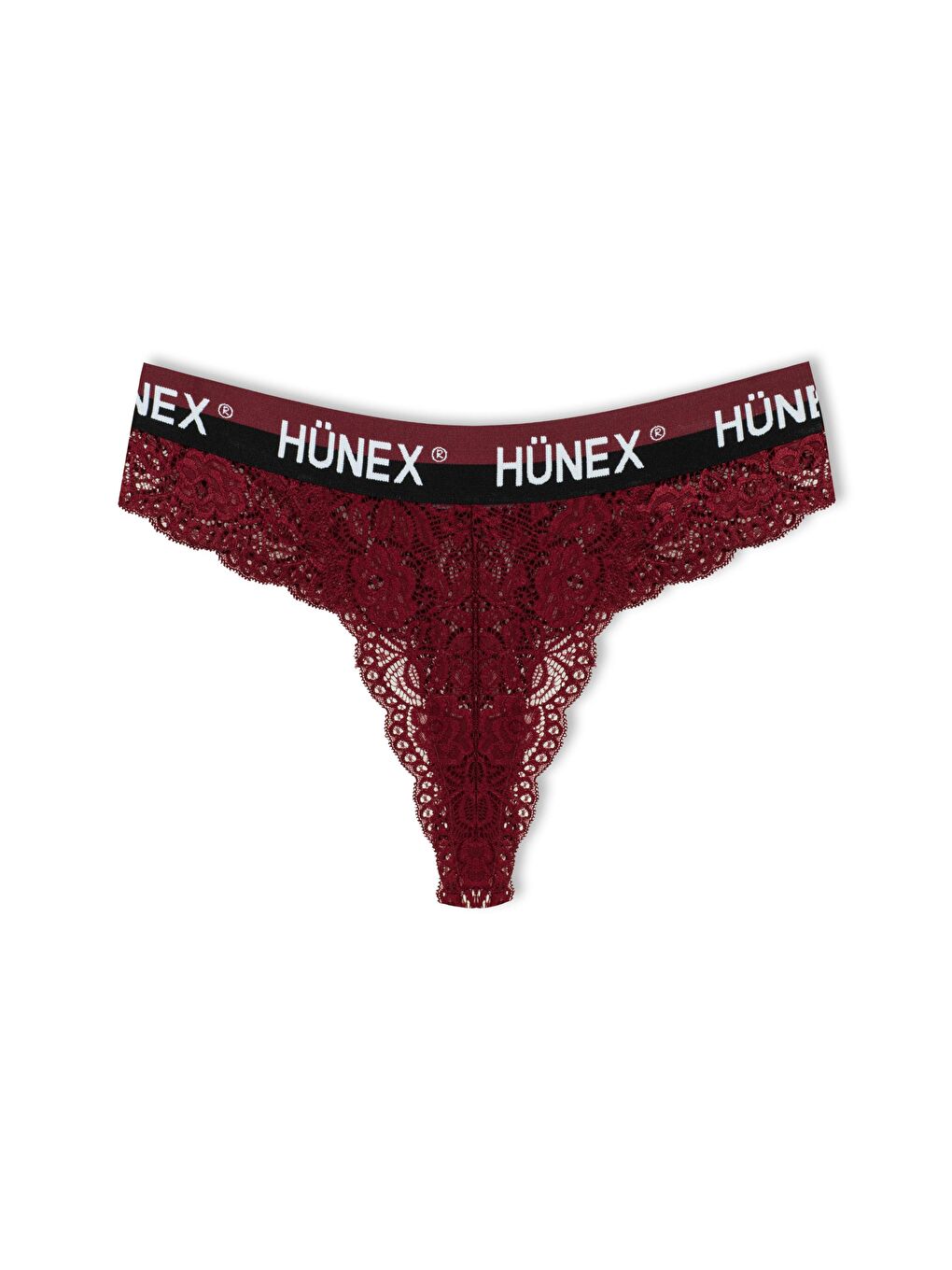 Lacivert Dantelli Yazılı Lastik Tanga Kadın Külot 3'Lü-2