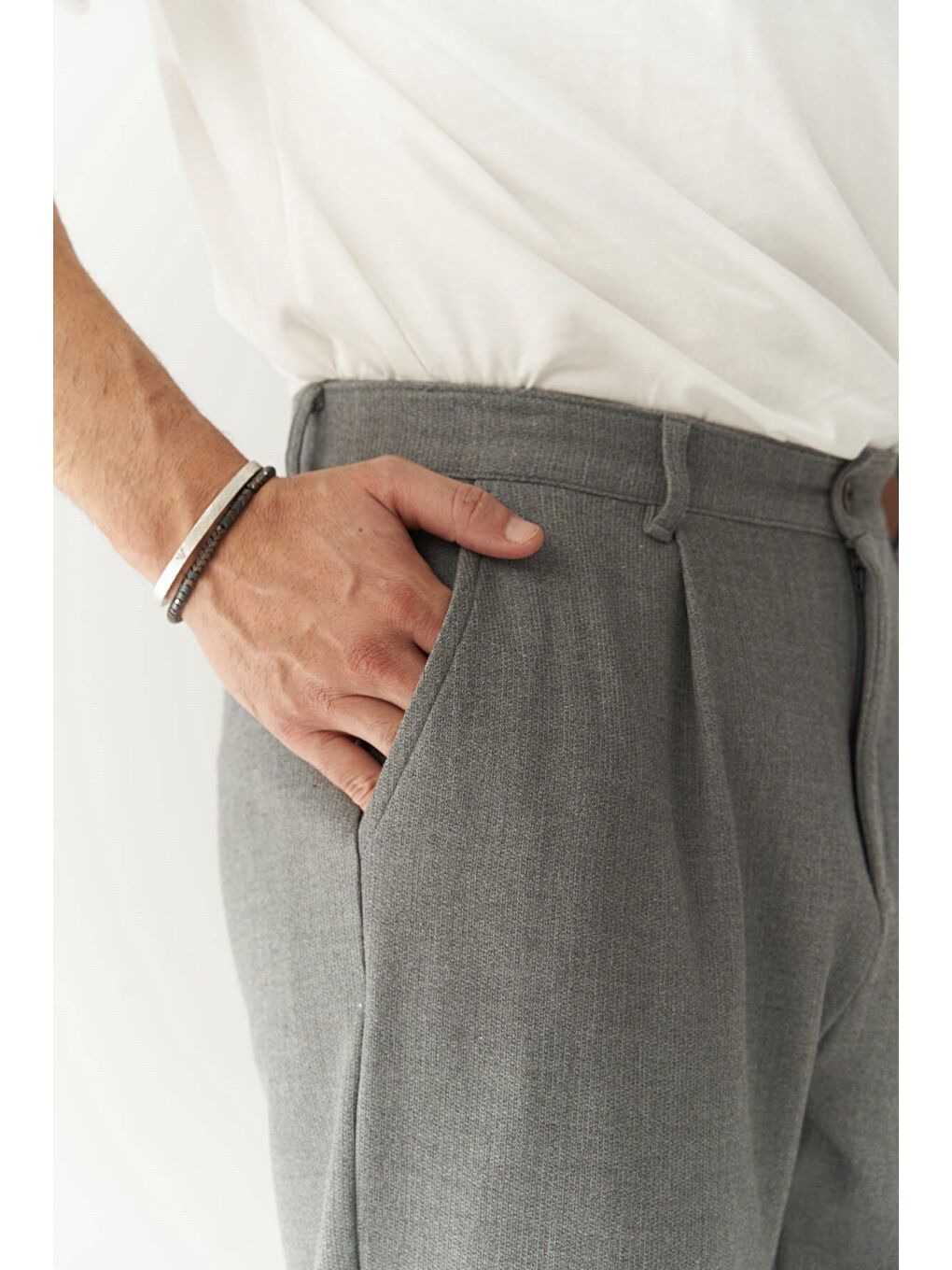 Gri Myles  Füme Erkek Pantolon-5