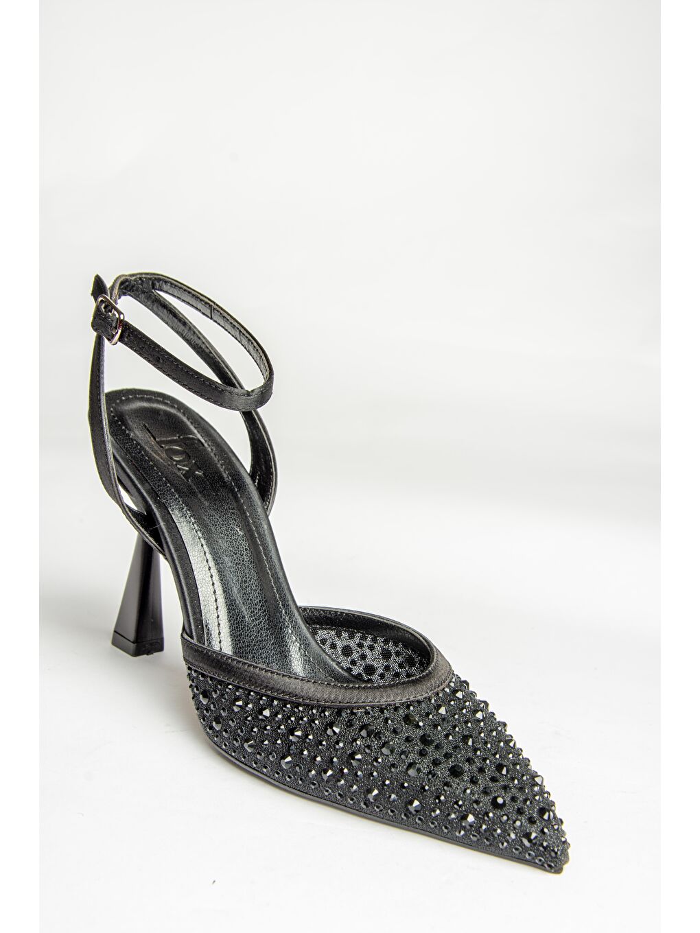 U6763352 Siyah Kadın Topuklu Ayakkabı-1