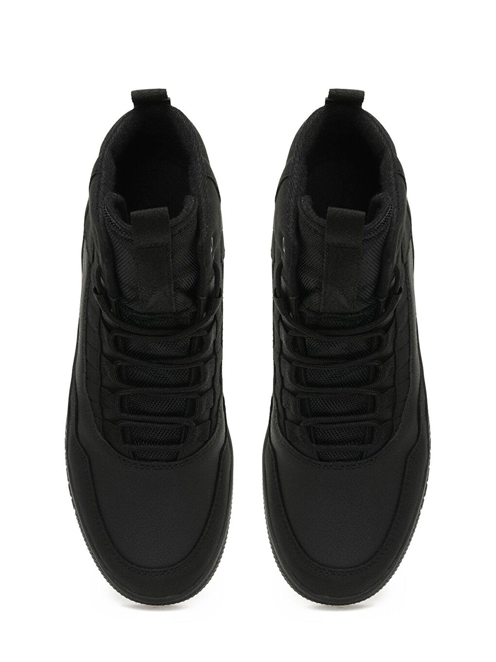 ZEYA 3PR Siyah Erkek High Sneaker-4