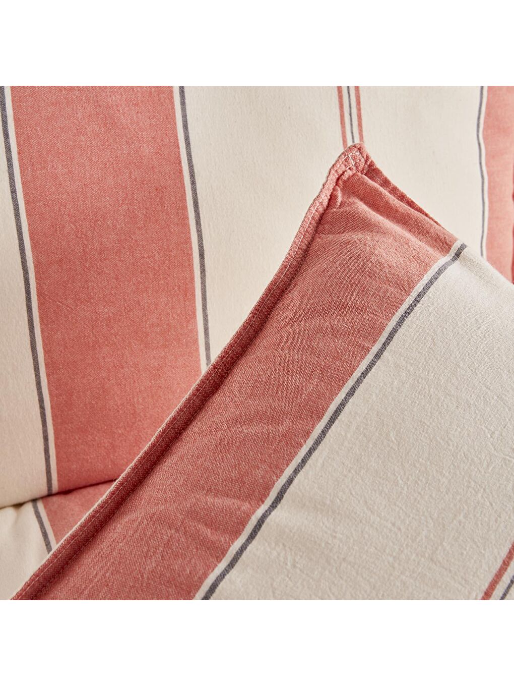 Ekru %100 Pamuk Casablanca Süper King Nevresim Takımı-2