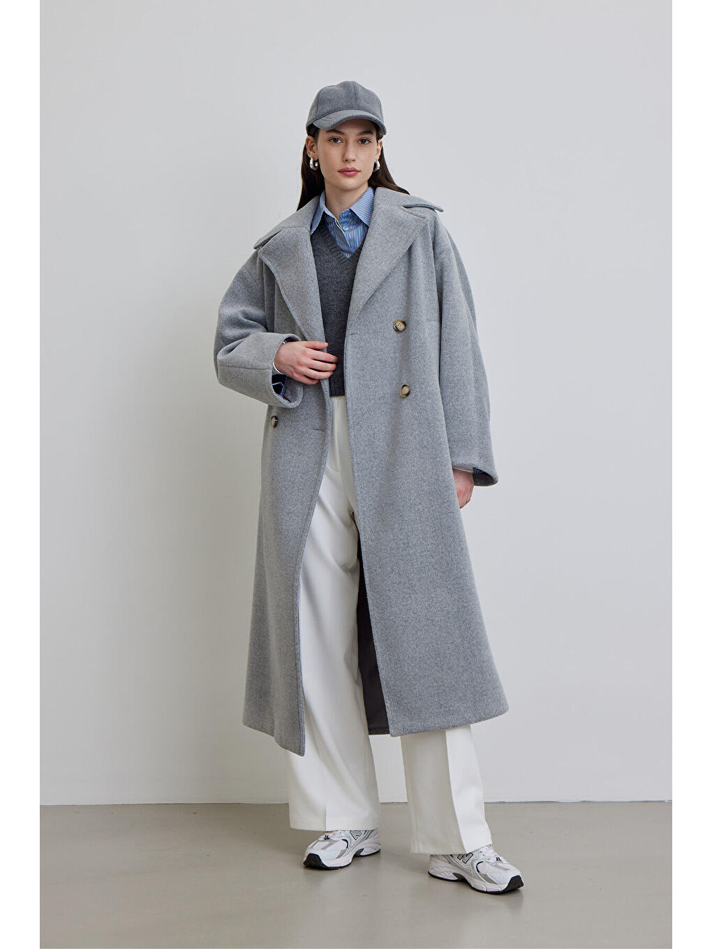 Alexa Premium Kruvaze Kaban Gri-2