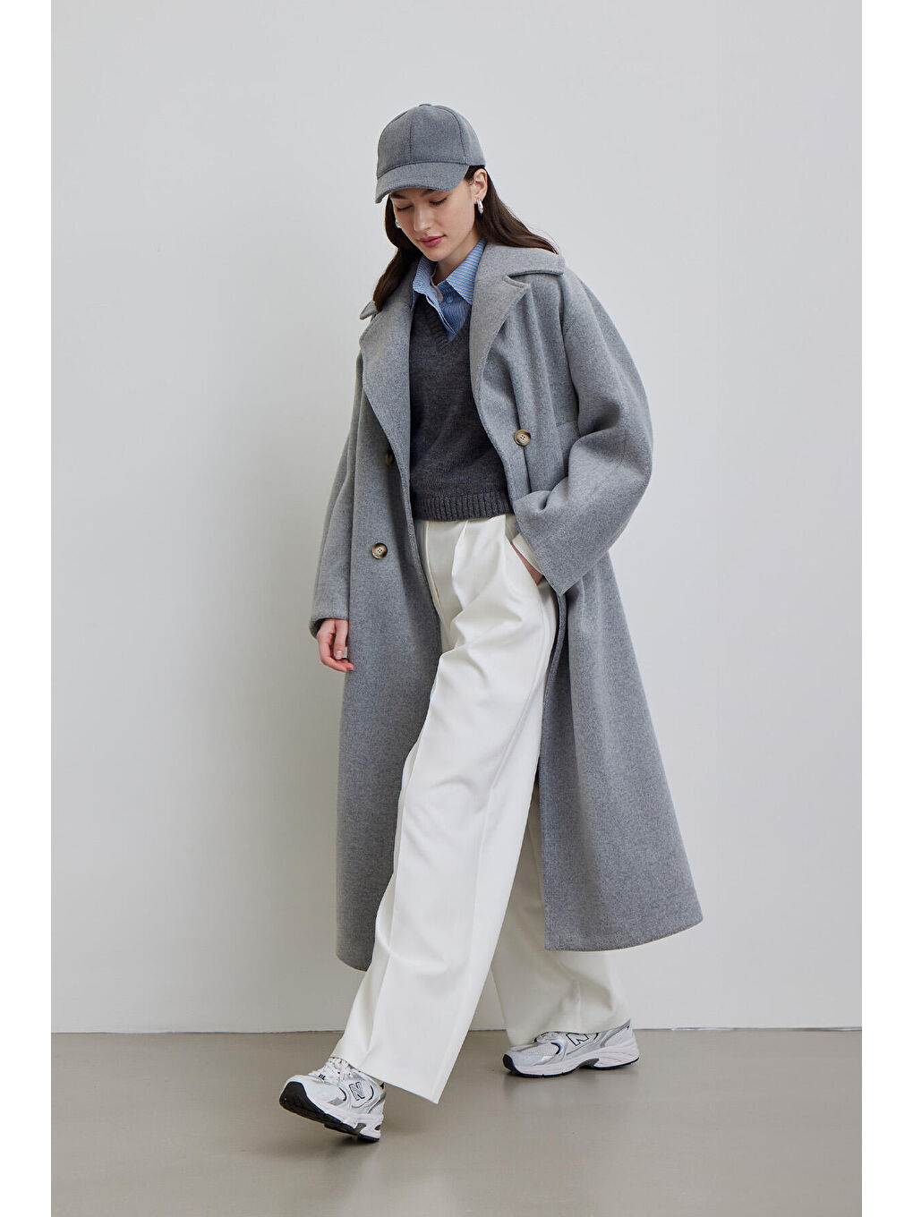 Alexa Premium Kruvaze Kaban Gri-5