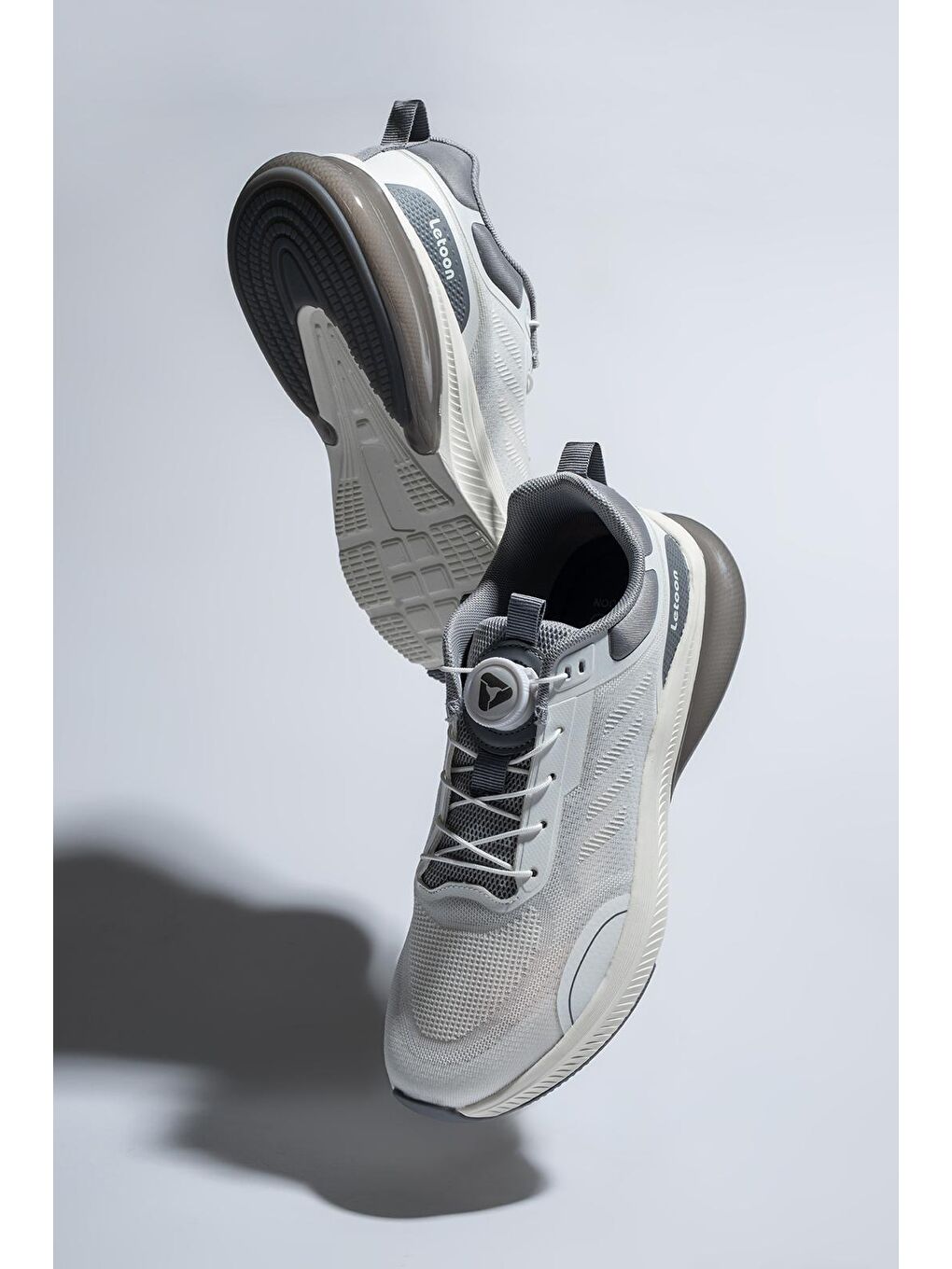 Beyaz Gri Erkek Spor Ayakkabı