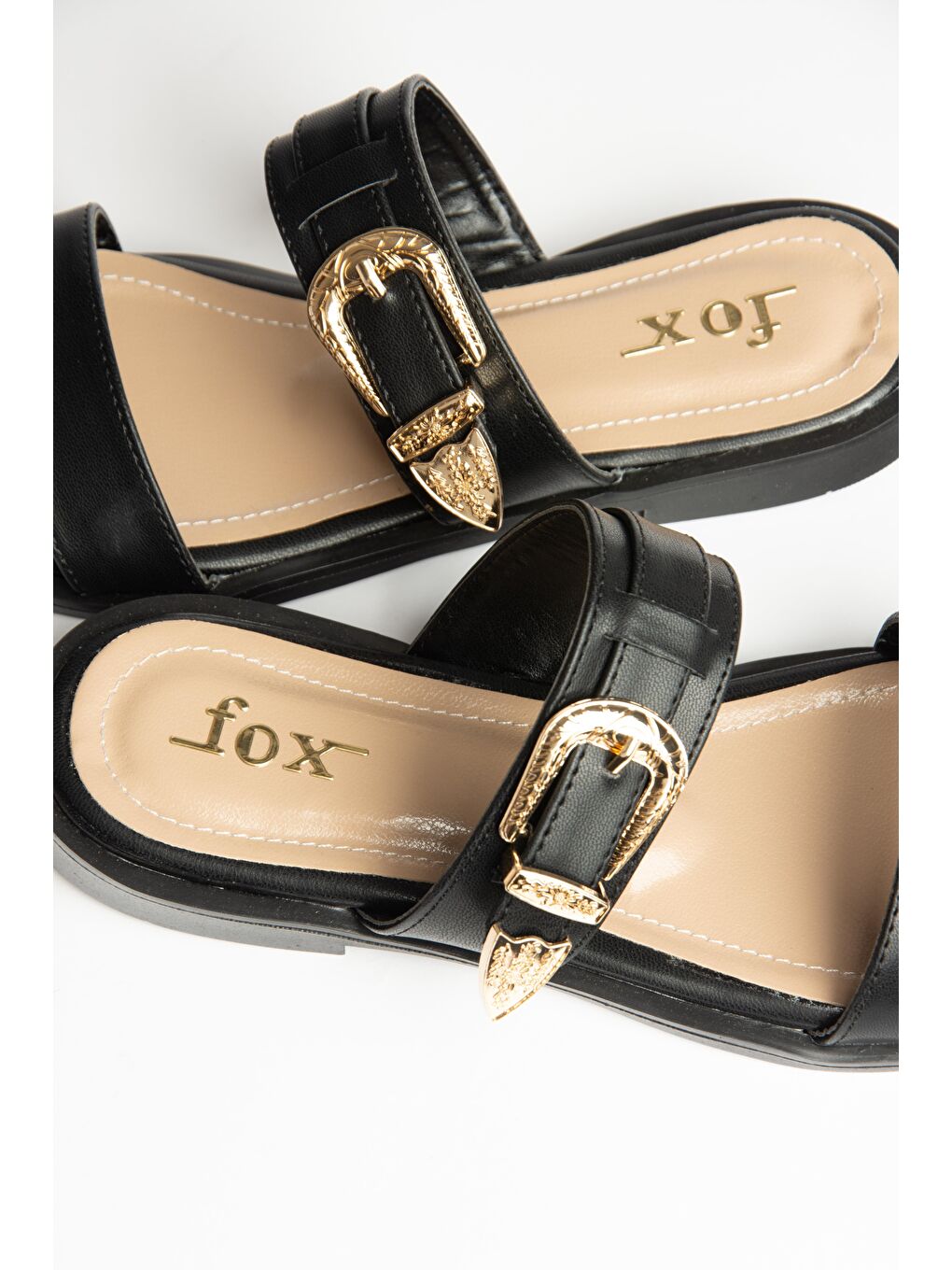 U2500665 Siyah Kadın Terlik-2