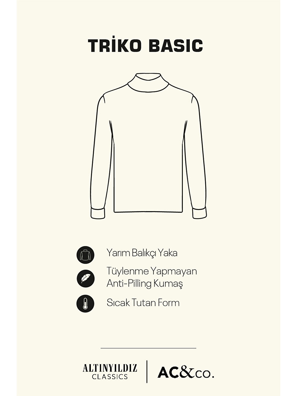 Mavi Erkek Saks Tüylenme Yapmayan Anti-Pilling Standart Fit Yarım Balıkçı Yaka Triko Kazak-2