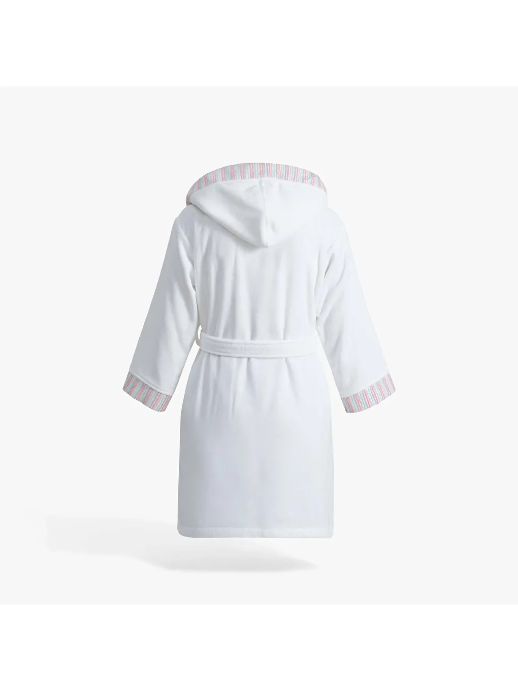 Relax Kız Çocuk Bornoz %100 Pamuk Nakışlı Beyaz-7