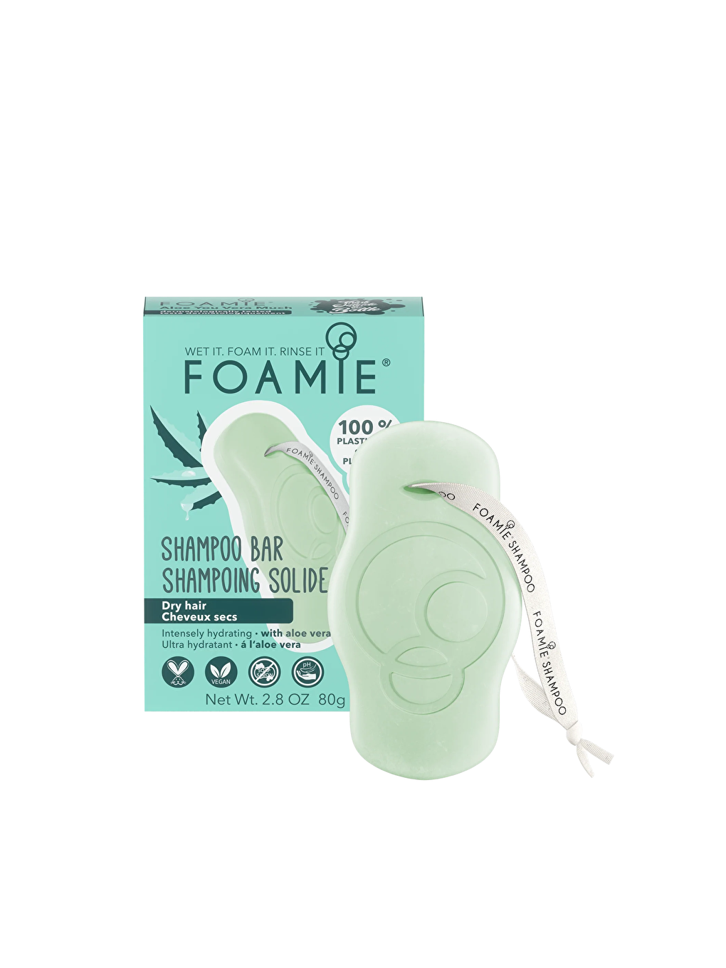 Foamie Renksiz Aloe You Very Much Shampoo Bar 80 g