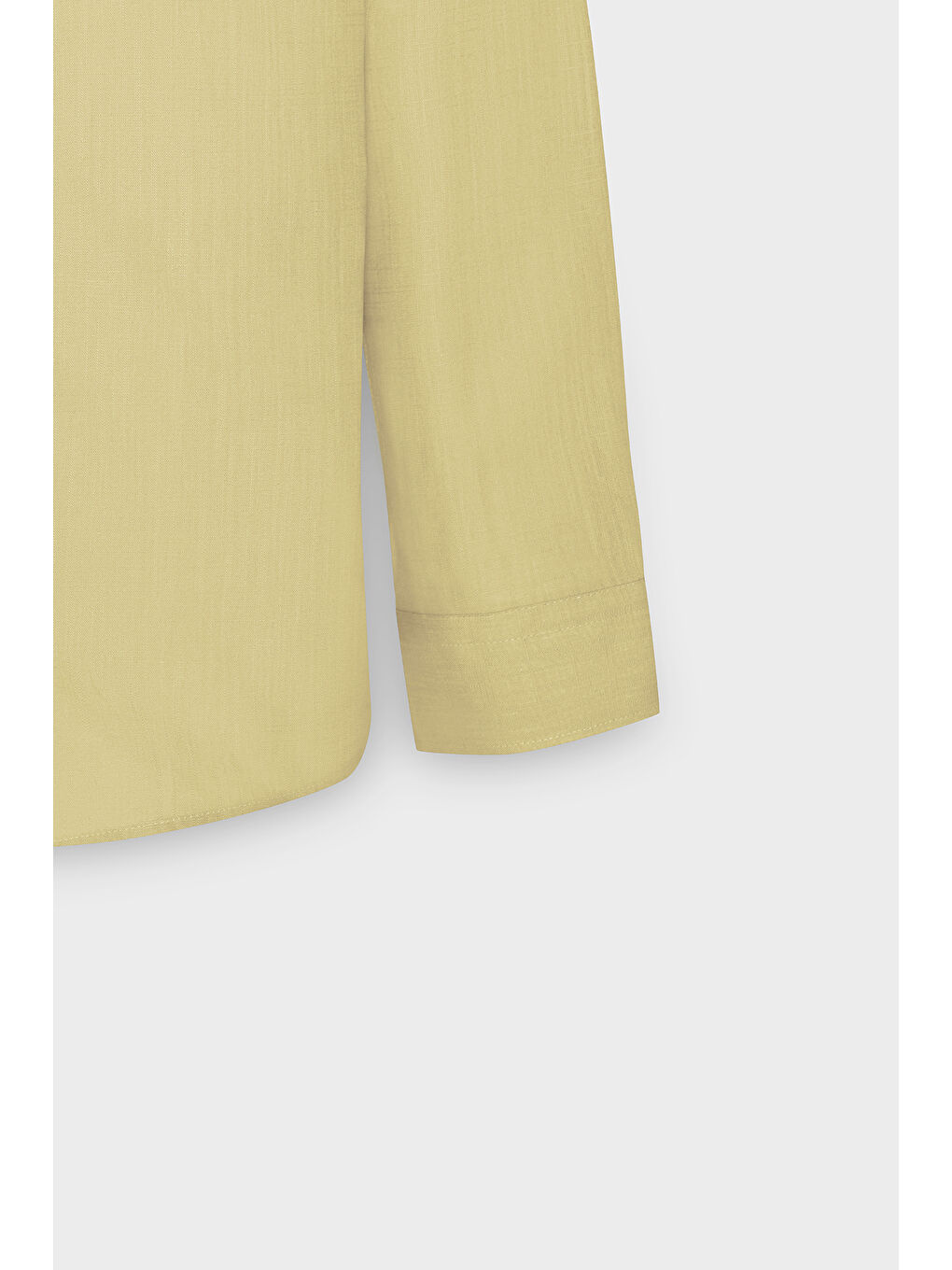 Erkek Sarı %100 Pamuk Oxford Slim Fit Dar Kesim Düğmeli Yaka Flamlı Gömlek-7