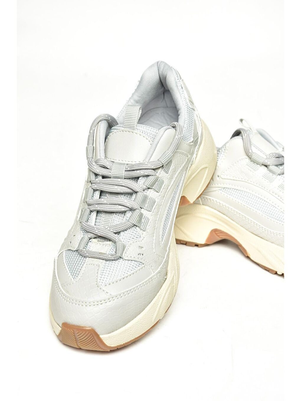 U3124142 Gri Kadın Sneakers-2