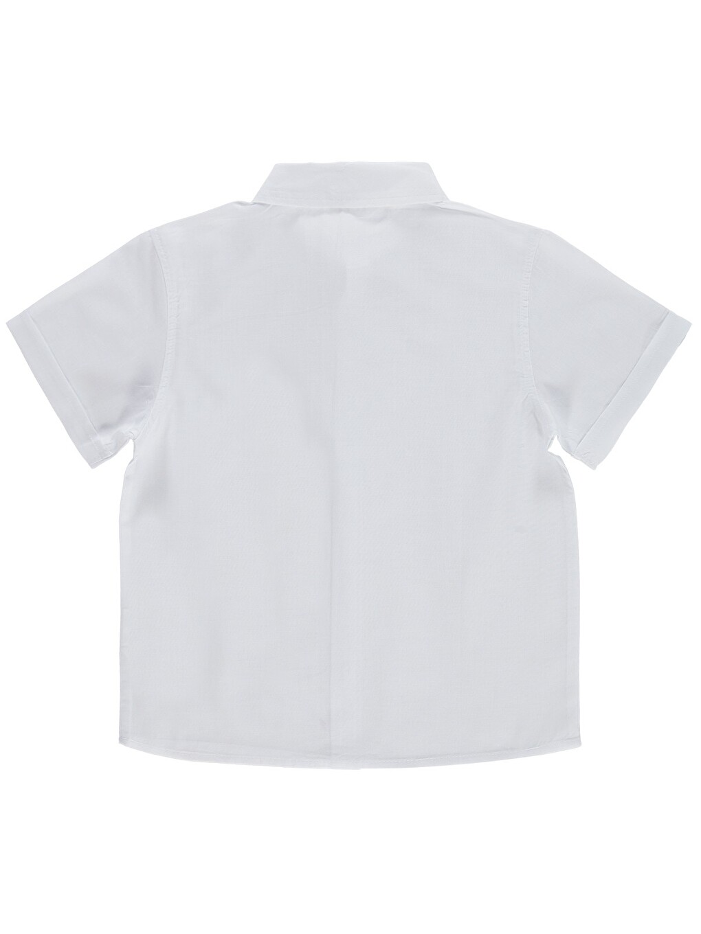 Boys Basic Kısa Kol 10-13 Yaş Gömlek - Beyaz