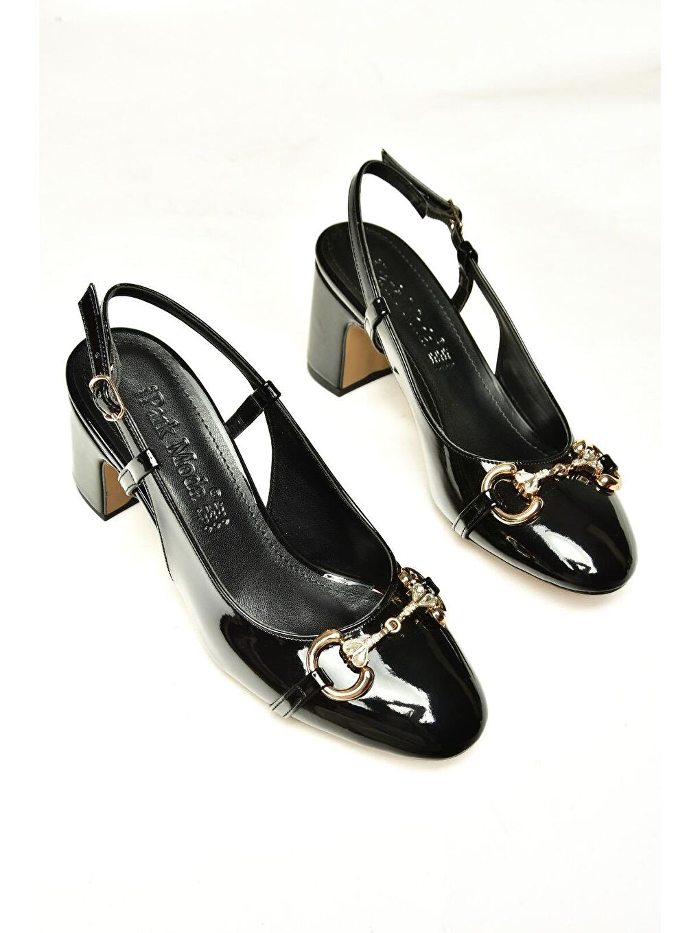 U8202951 Siyah Kadın Topuklu Ayakkabı-2