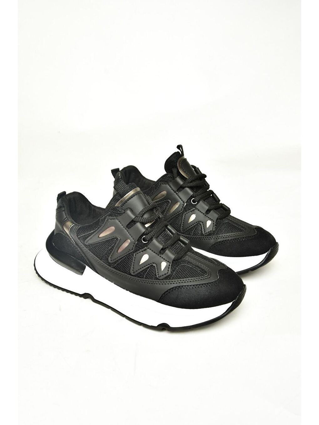 U9735010 Siyah Kadın Sneakers-2