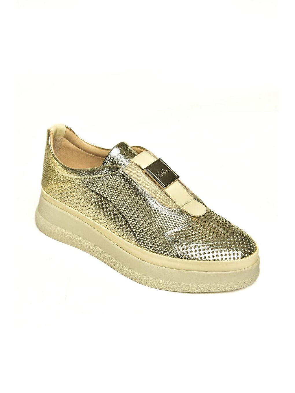 Sarı U5551306 Altın Kadın Ayakkabı-1