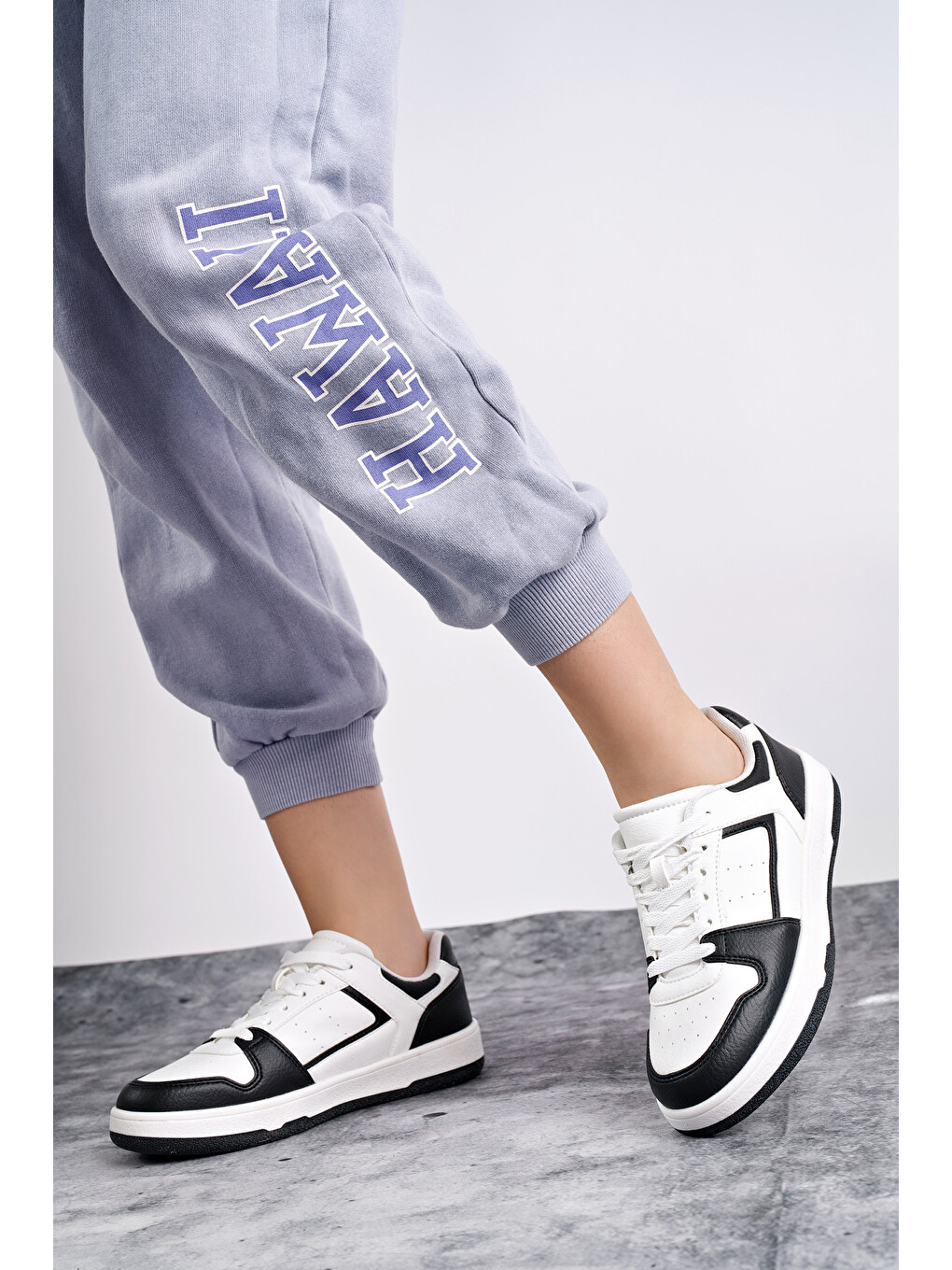 Siyah Kadın Günlük Sneaker Ayakkabı-1