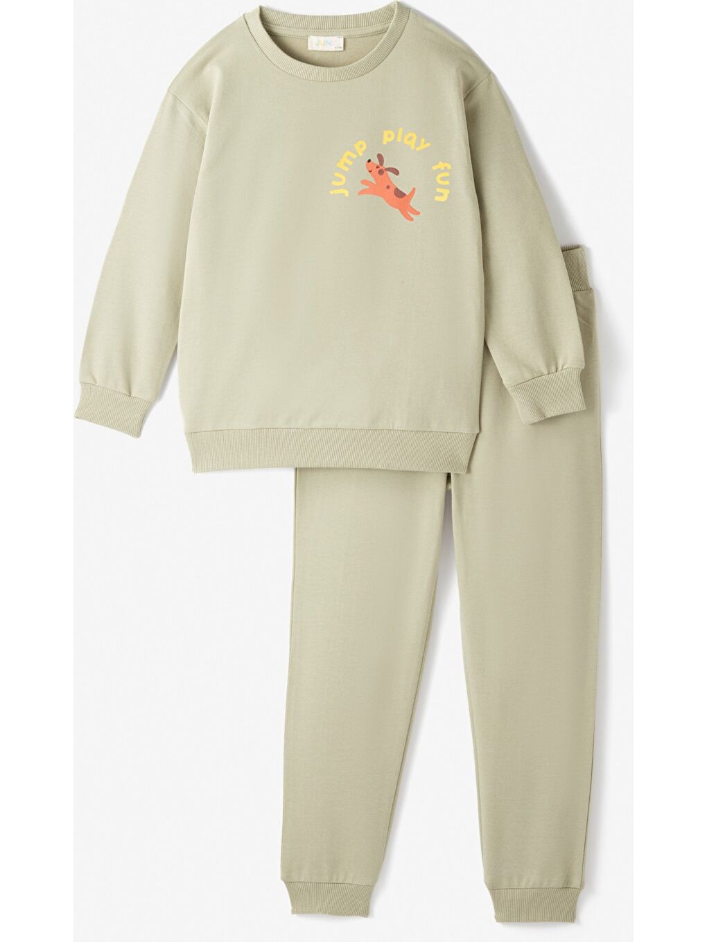 Yeşil Erkek Çocuk Baskılı Eşofman Takımı