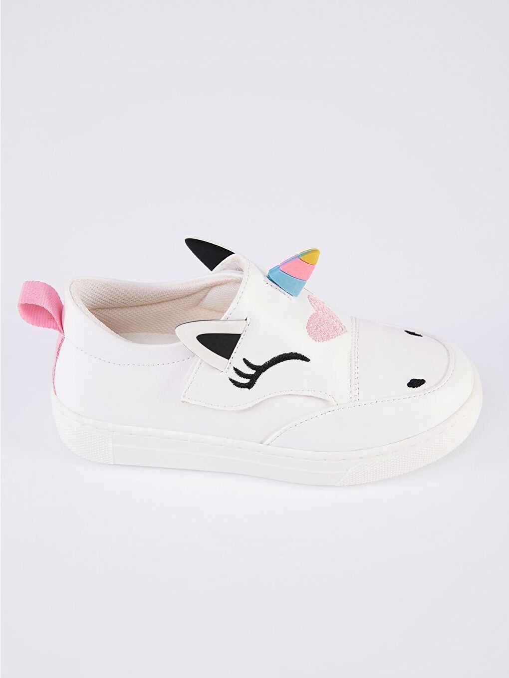 Denokids Beyaz Unicorn Beyaz Kız Sneakers - 2