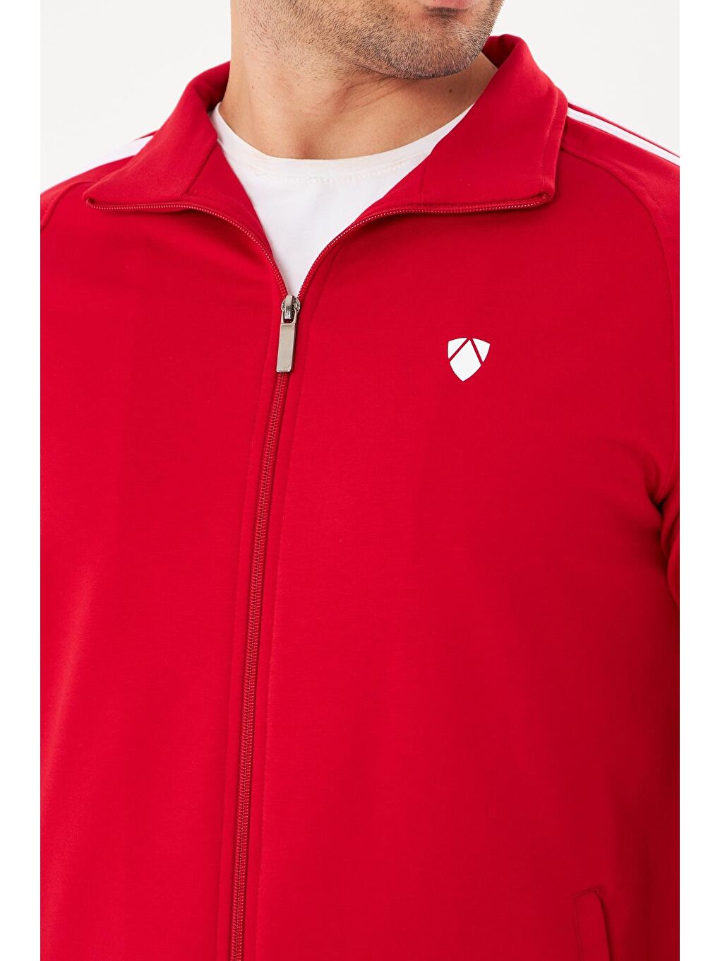 Erkek Pamuklu Eşofman Takımı Kırmızı 201550-K-5