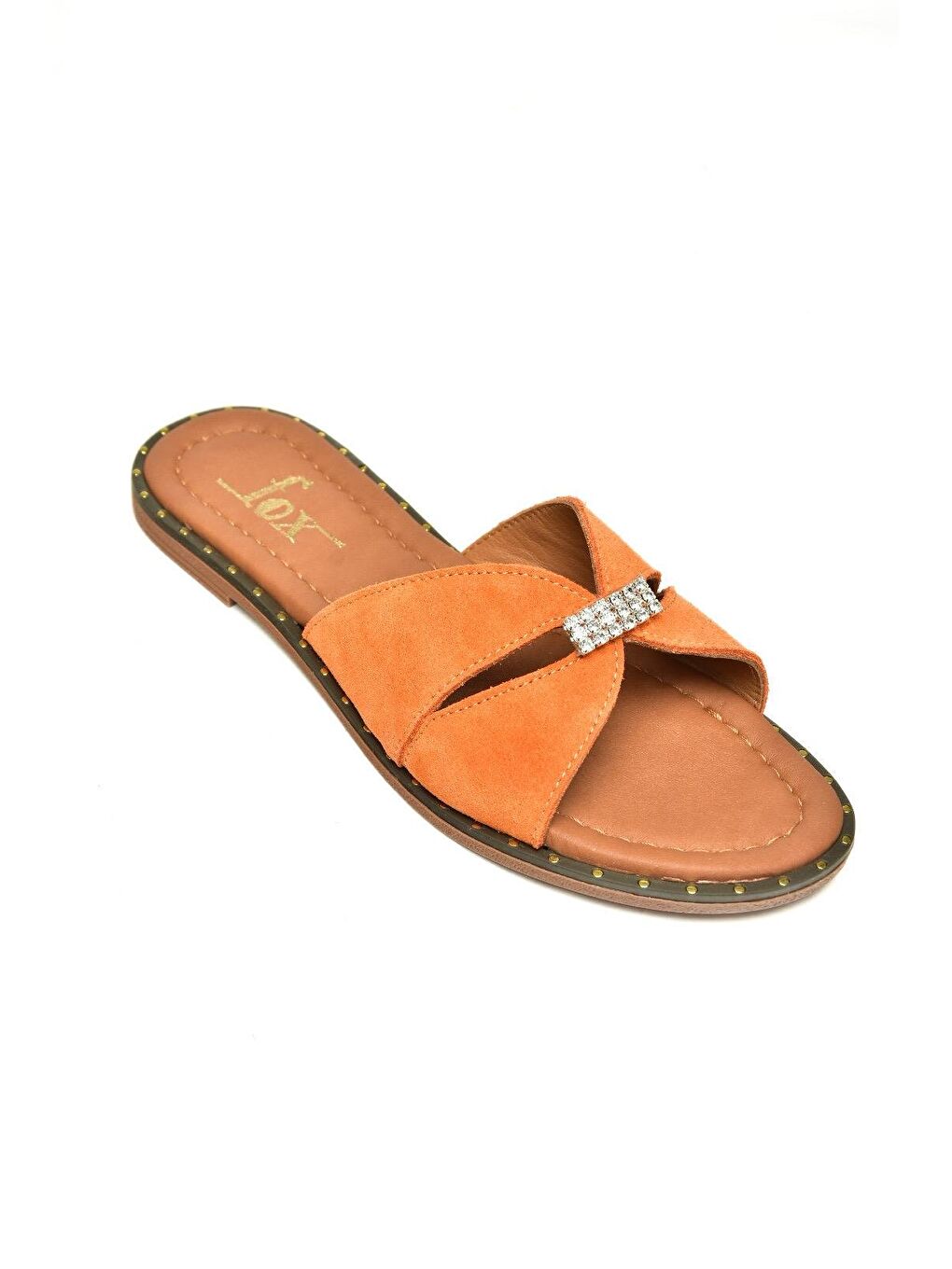 U2912900 Turuncu Kadın Terlik-1