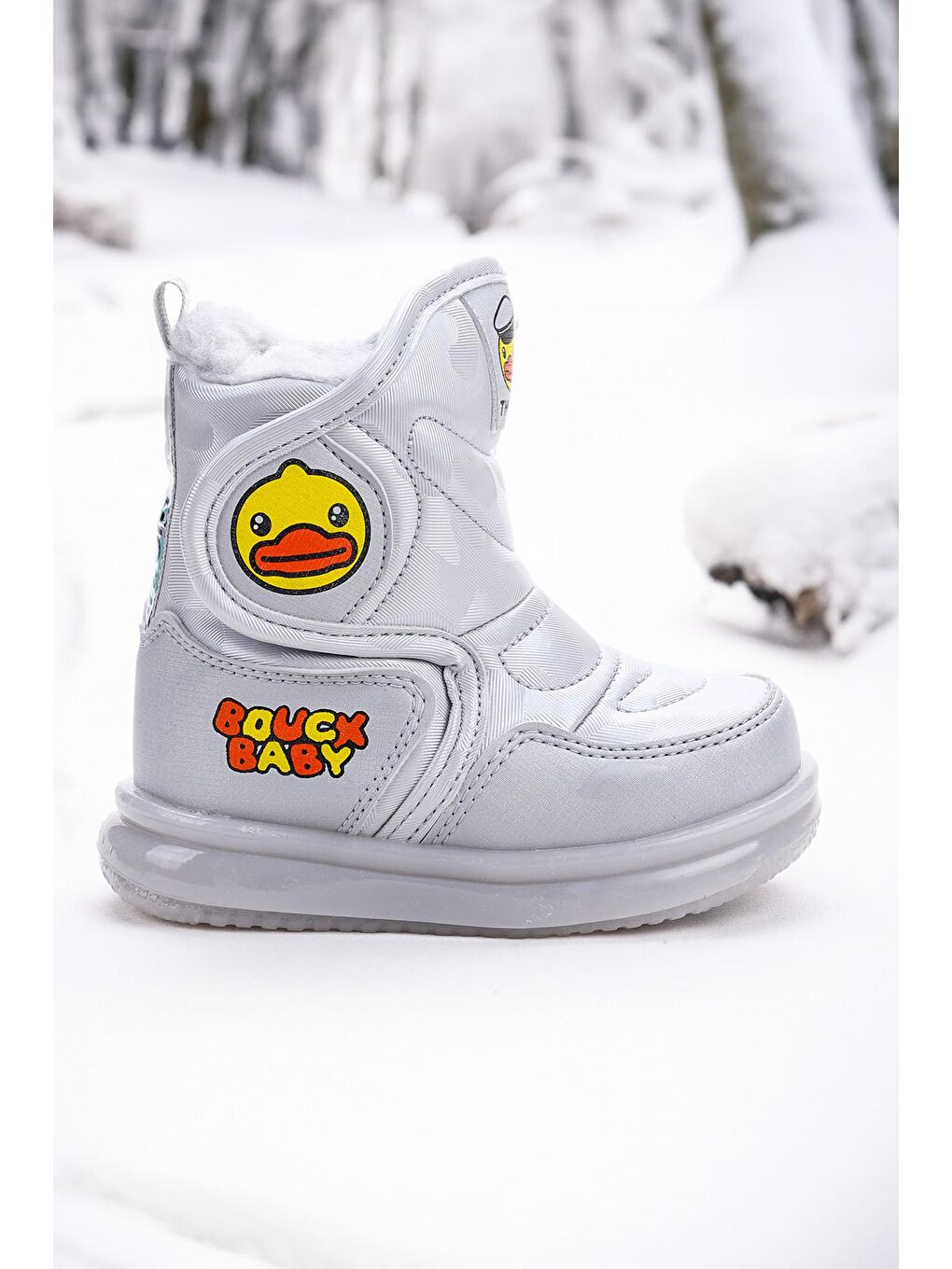 Gri Fermuarlı Günlük Kız Bebek Bot Ayakkabı Twg 9110