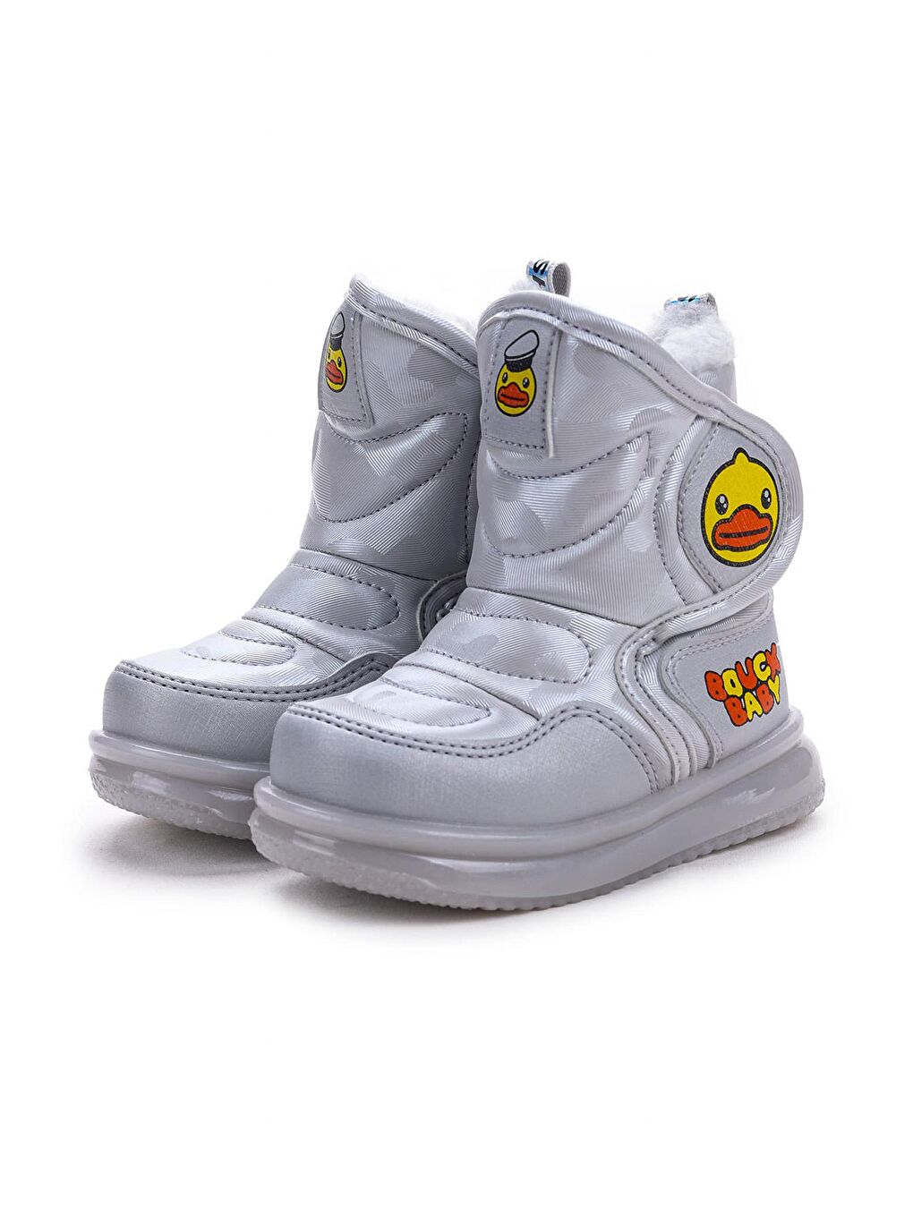 Gri Fermuarlı Günlük Kız Bebek Bot Ayakkabı Twg 9110-2