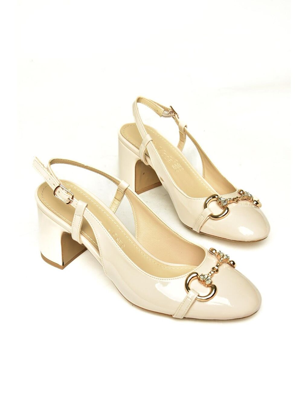 Bej U8202951 Ten Kadın Topuklu Ayakkabı-2