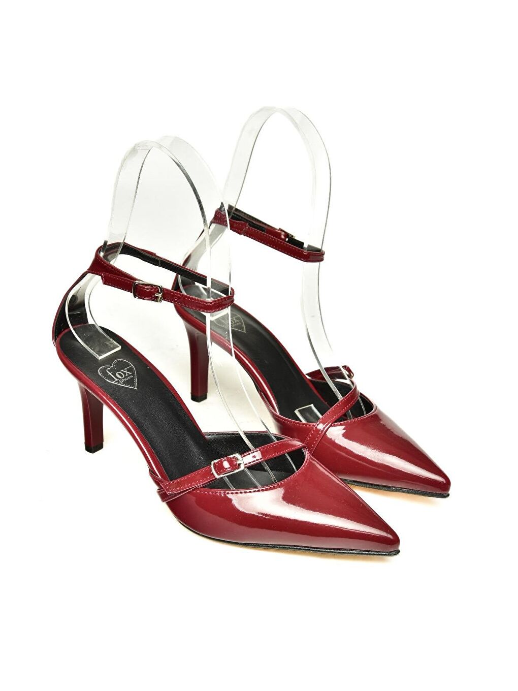 U6540741 Bordo Kadın Topuklu Ayakkabı-2