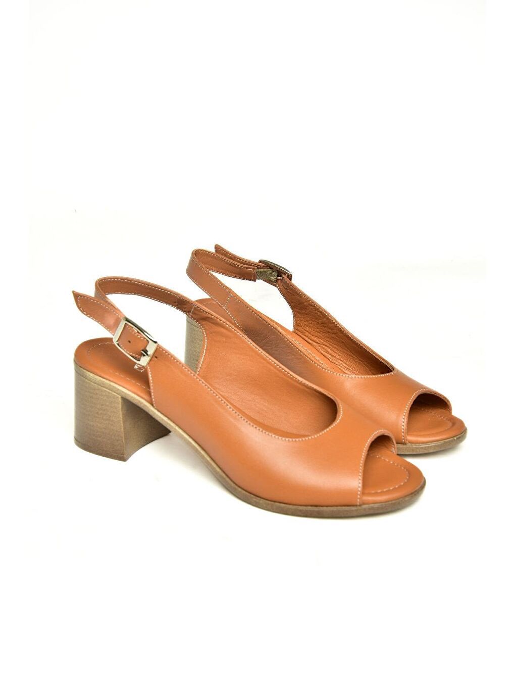 Kahverengi P5554540 Taba Kadın Sandalet-2