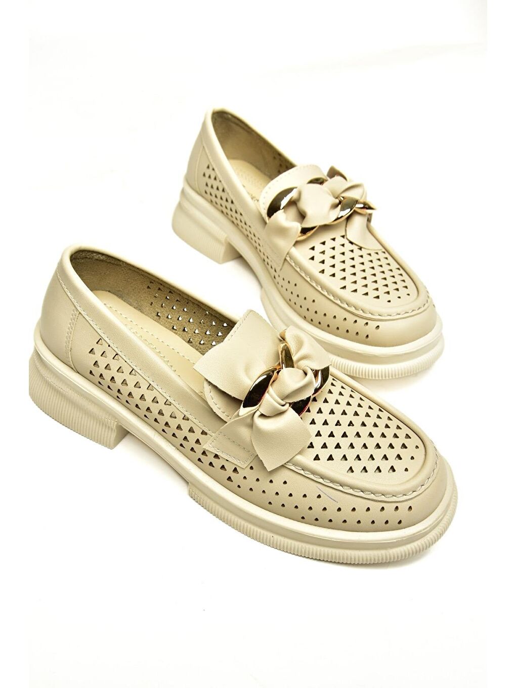 U7041375 Bej Kadın Ayakkabı-3