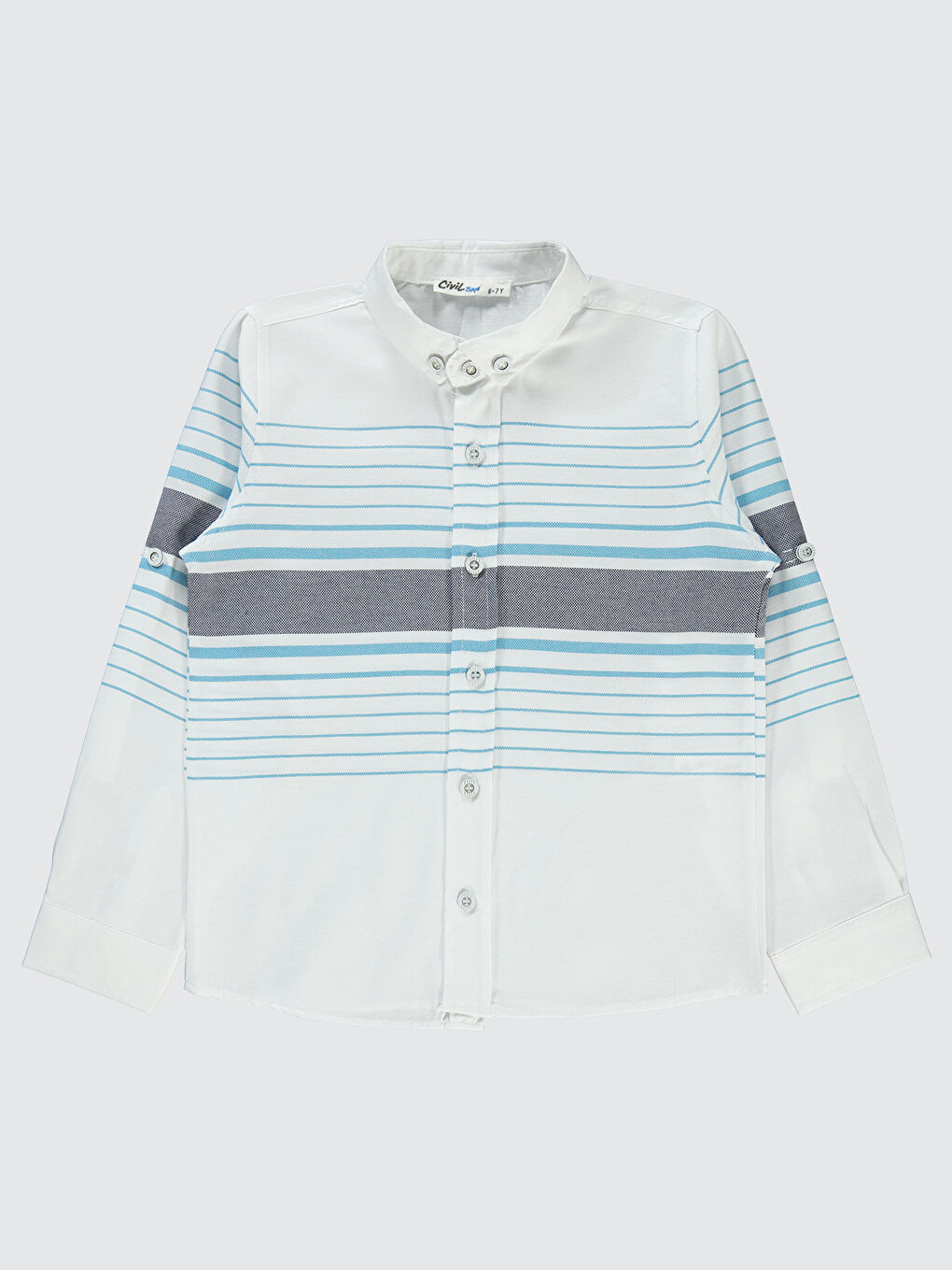 Boys Erkek Çocuk Gömlek 6-9 Yaş Gri