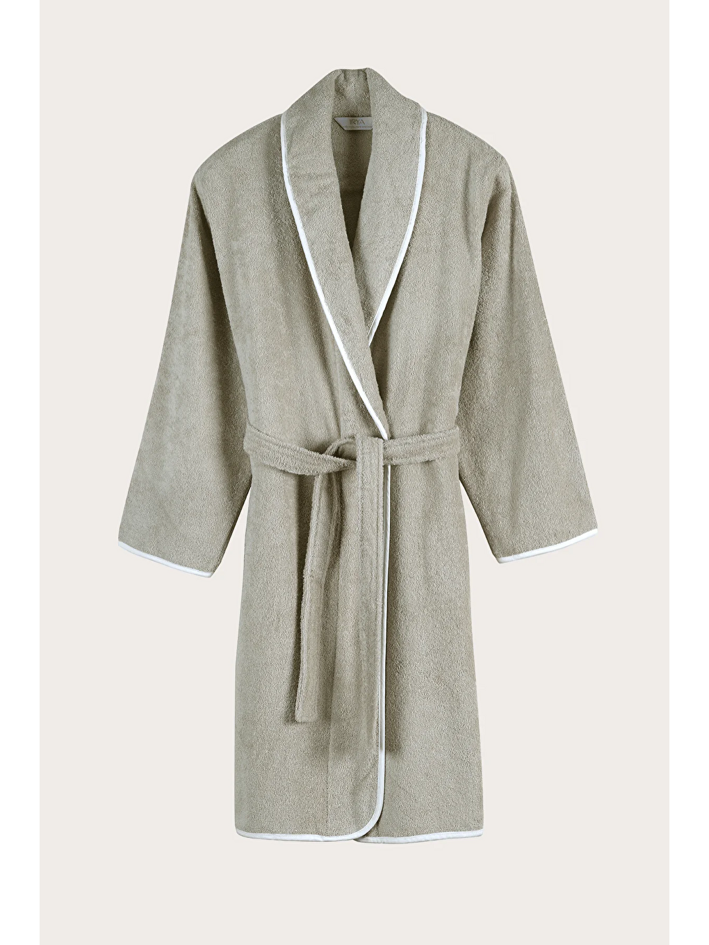 Yeşil Allesi %100 Pamuk Kadın Bornoz Mint