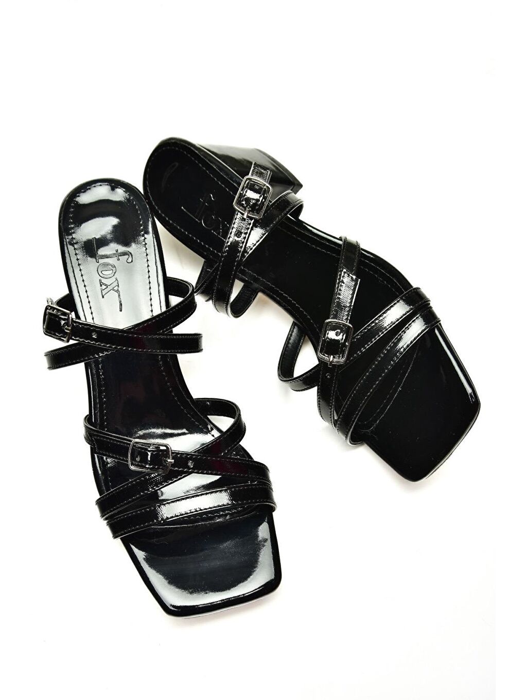 U5900319 Siyah Kadın Topuklu Ayakkabı-2