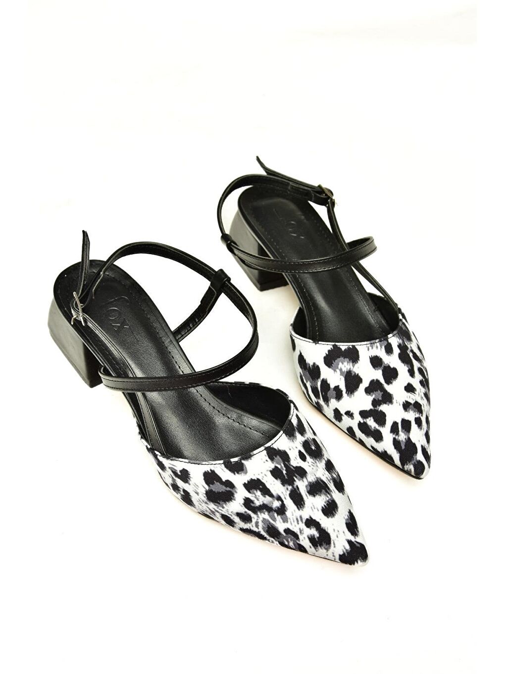 U9982321 Siyah Kadın Topuklu Ayakkabı-2