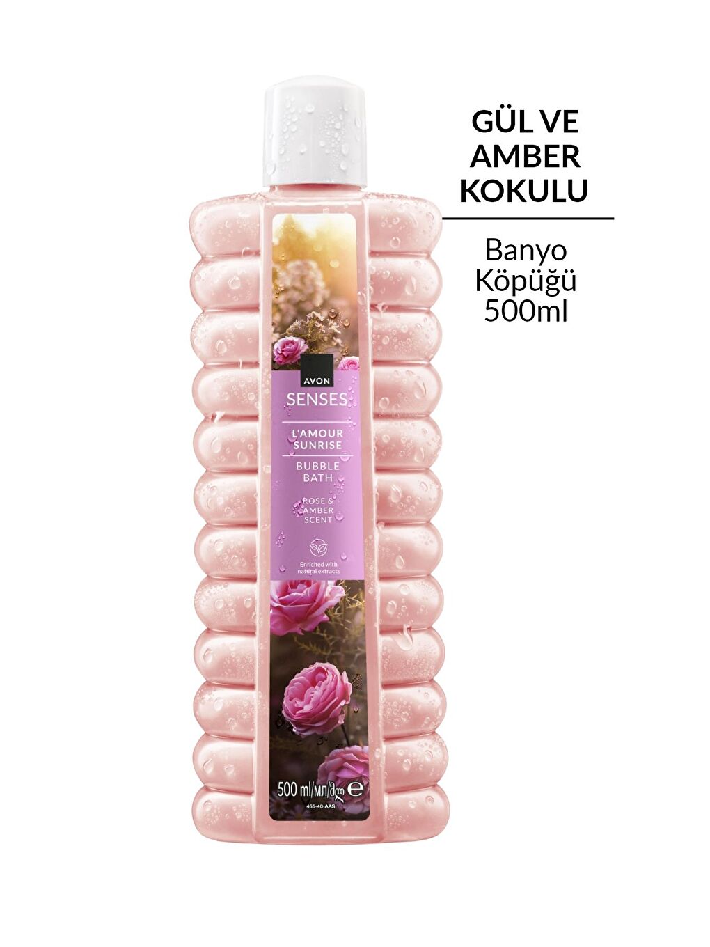 L'Amour Sunrise Gül ve Kehribar Kokulu Banyo Köpüğü 500 Ml.-1