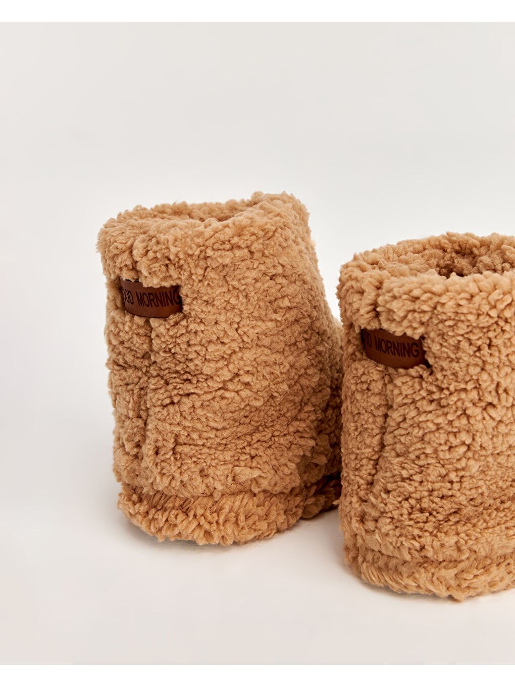 Kahverengi NUNY - Pofuduk Kadın Panduf-2