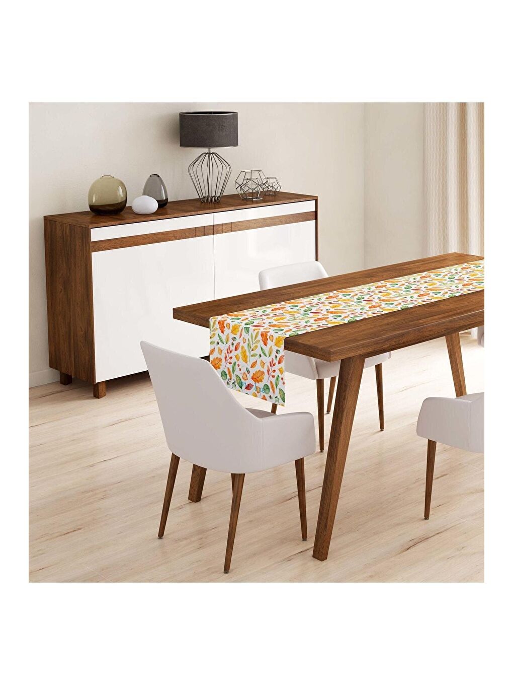 Karışık Yapraklar Runner Modeli R882 40x140 cm