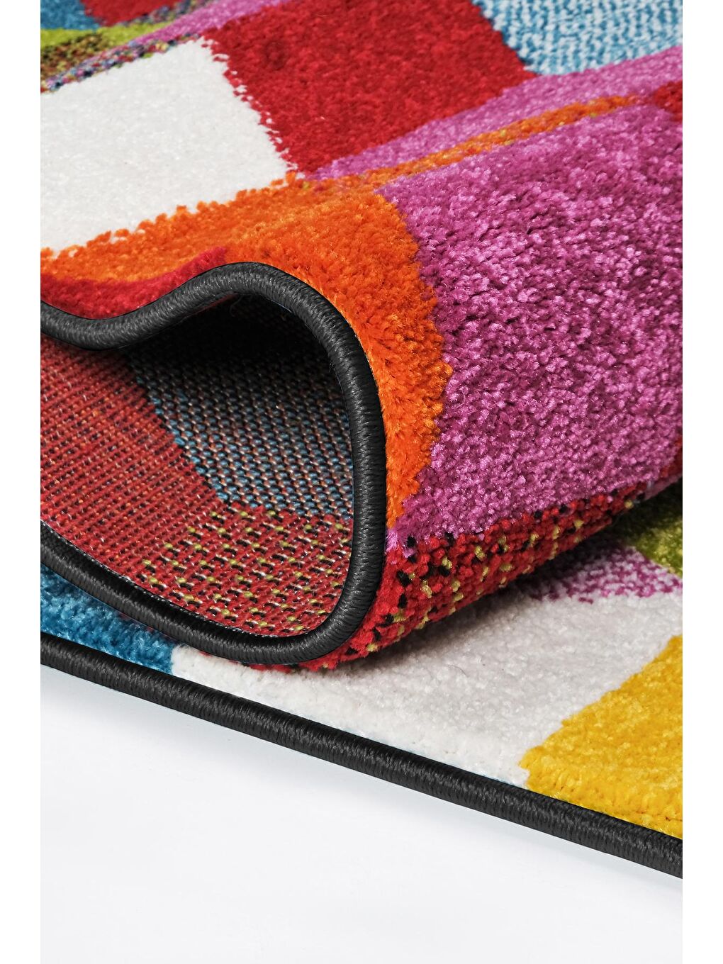 Karışık Geo Renkli Modern Dokuma Halısı 6875-200x290-3