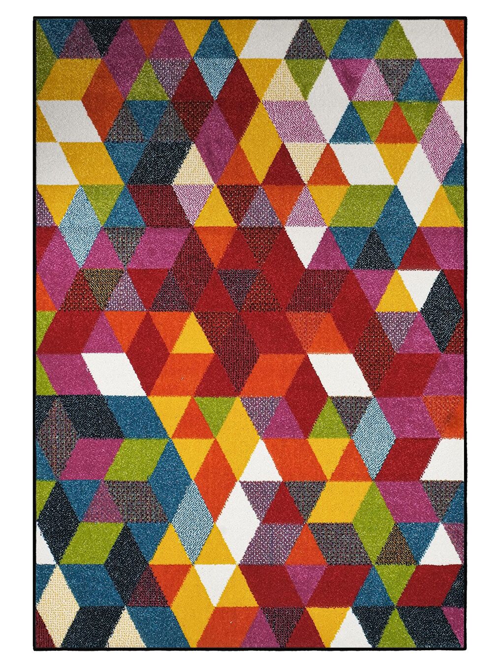 Karışık Geo Renkli Modern Dokuma Halısı 6875-200x290-4