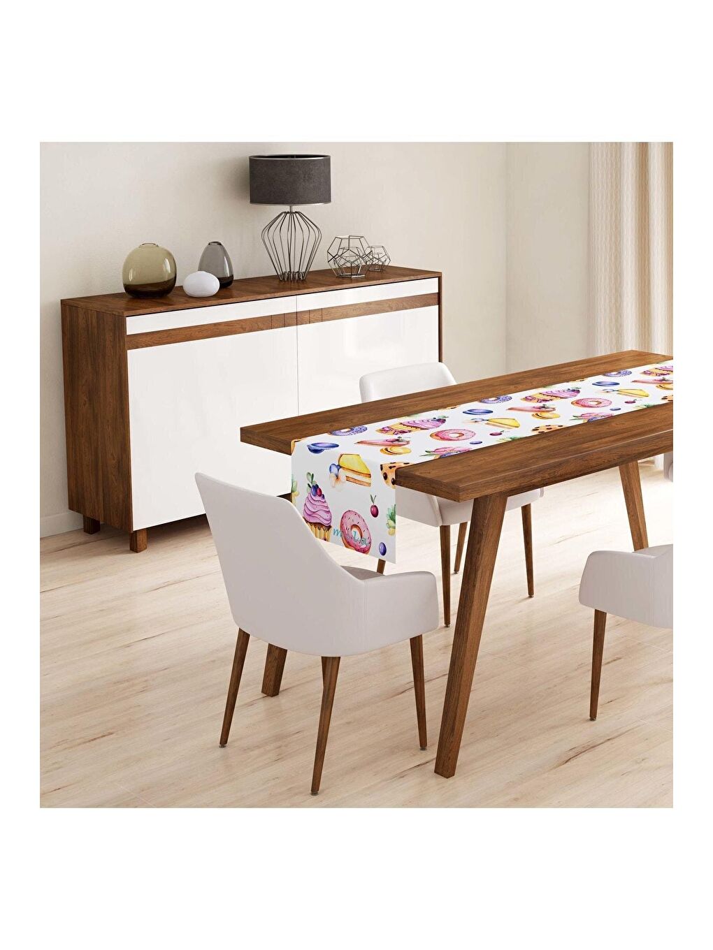Karışık Renkli Tatlılar Runner Modeli R917 40x140 cm