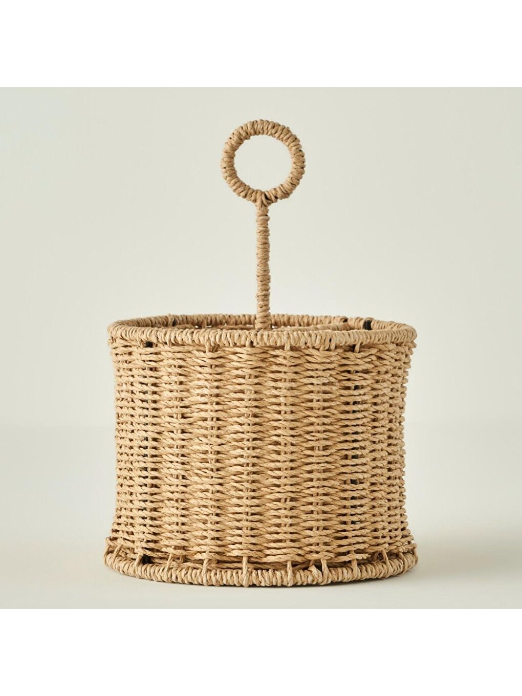 Bej Naturella Bölmeli Dik Kaşıklık Naturel (18x13x27 cm)