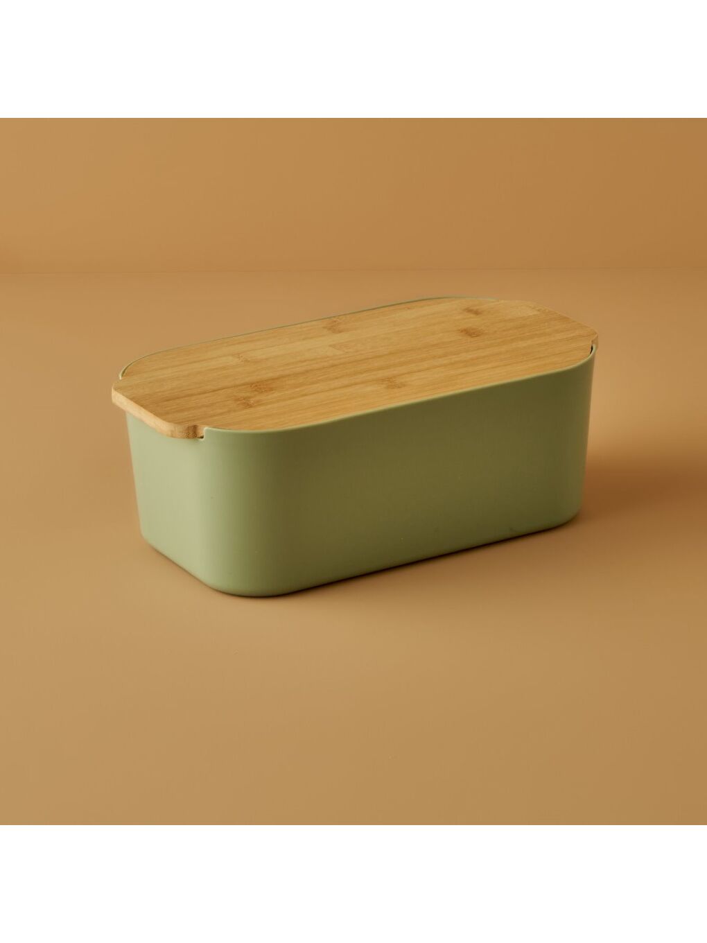 Breed 2in1 Kesme Tahtalı Ekmek Kutusu Yeşil-1