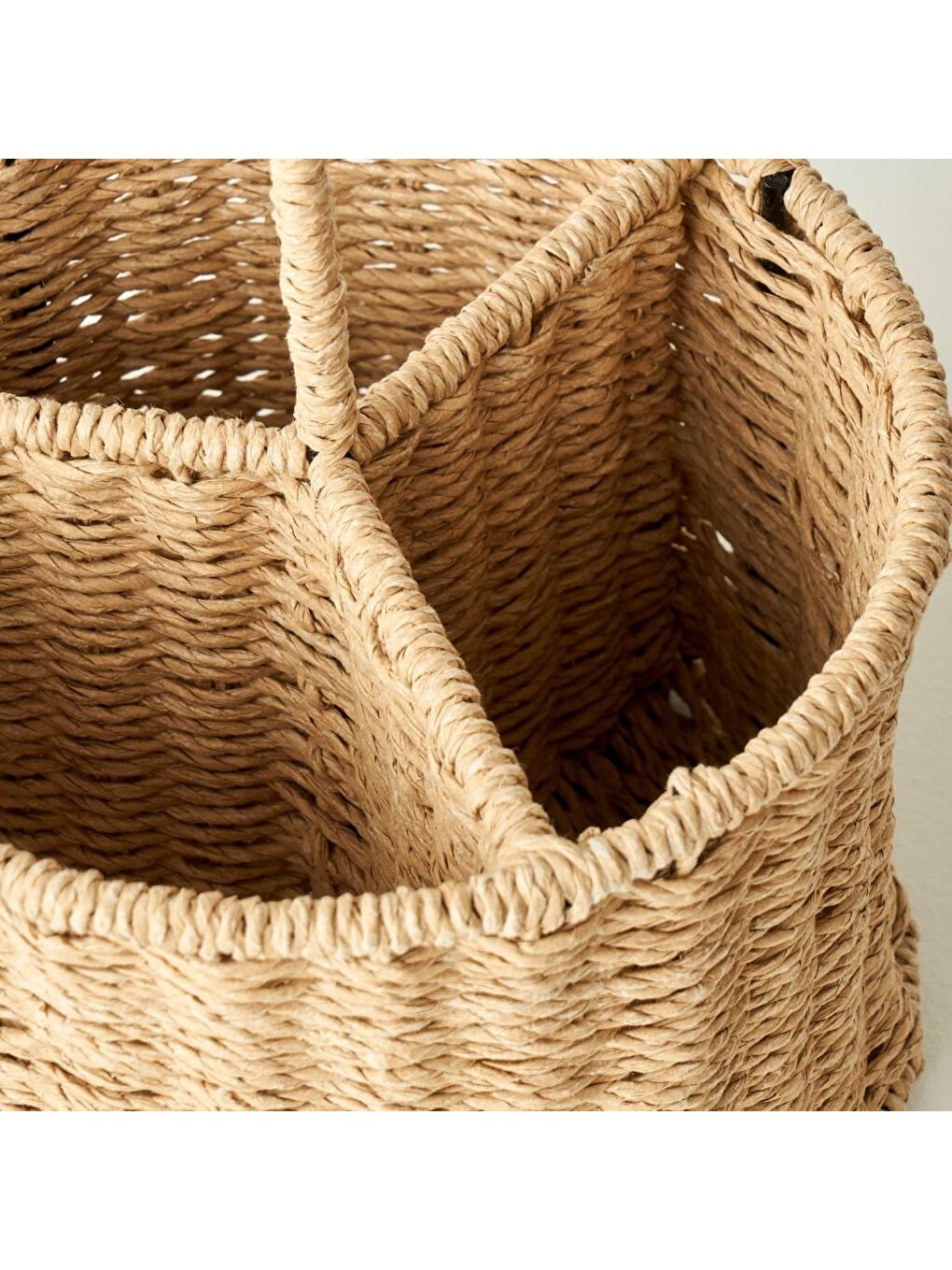 Bej Naturella Bölmeli Dik Kaşıklık Naturel (18x13x27 cm)-2