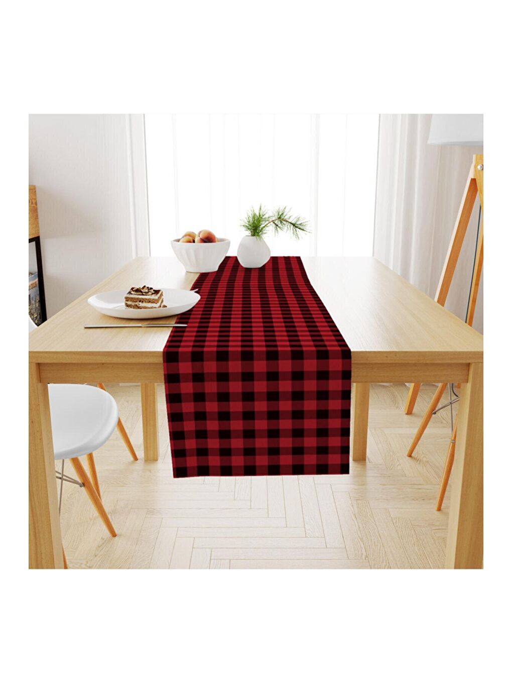 Karışık Yılbaşı Desenli Runner Modeli 40x140 cm-1