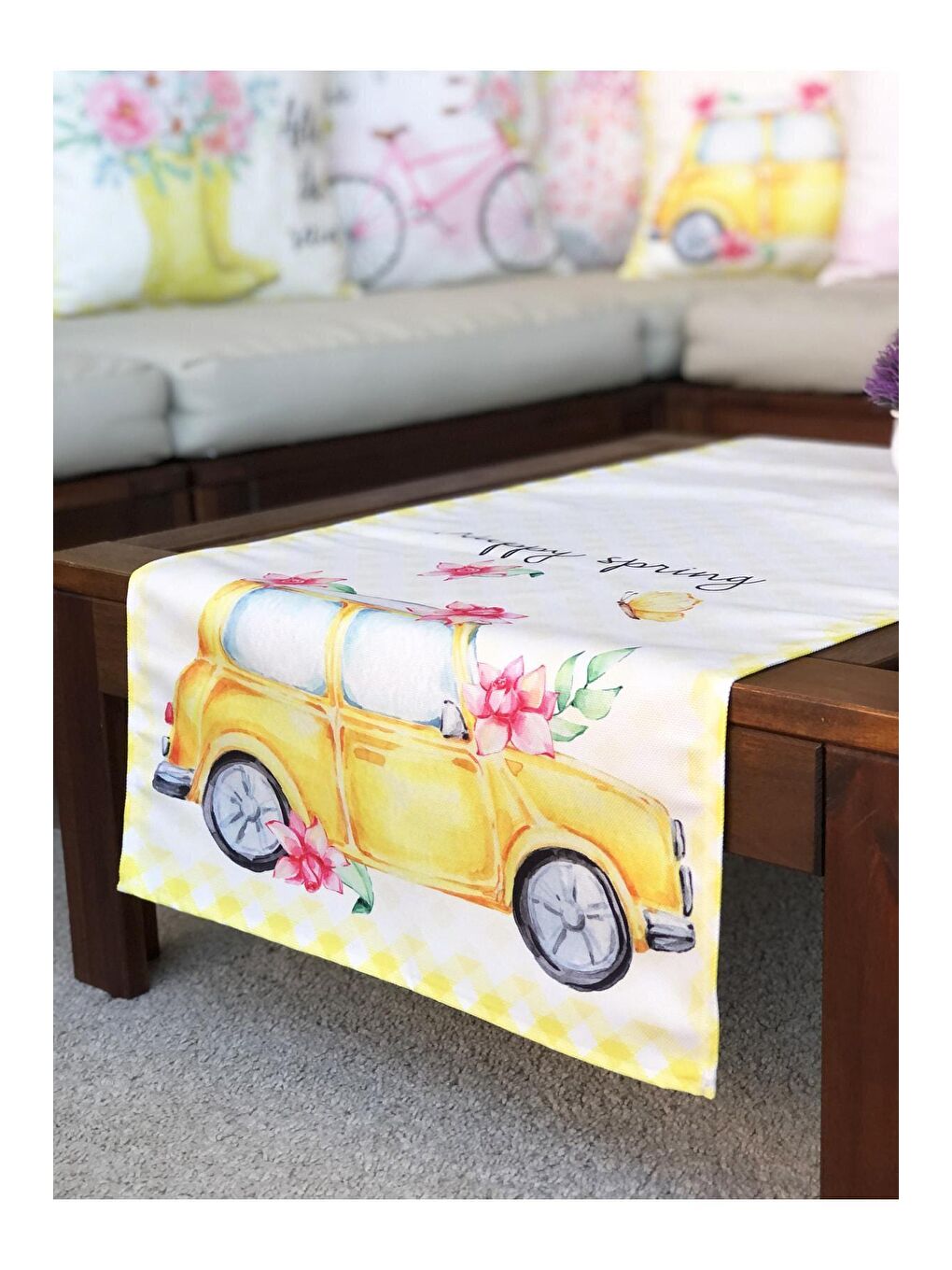 Karışık Bahar Desen Runner 2073 40x140 cm