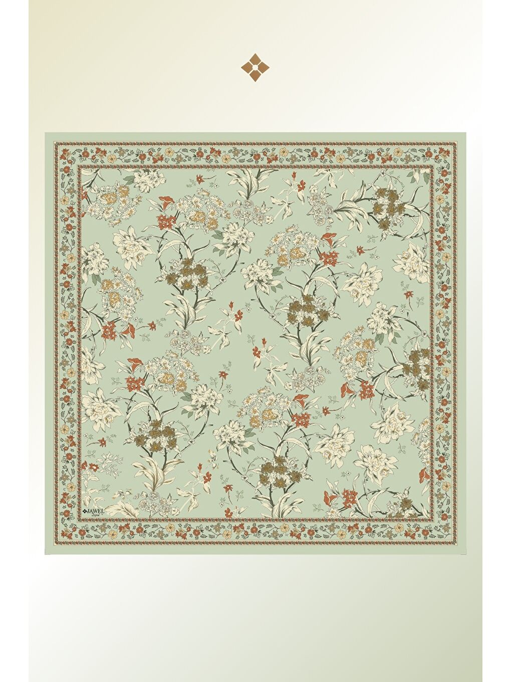 Karışık Kadın Spring Soft Eşarp Paketi Limira (Soft Yeşil-Bej-Açık Gri)-3