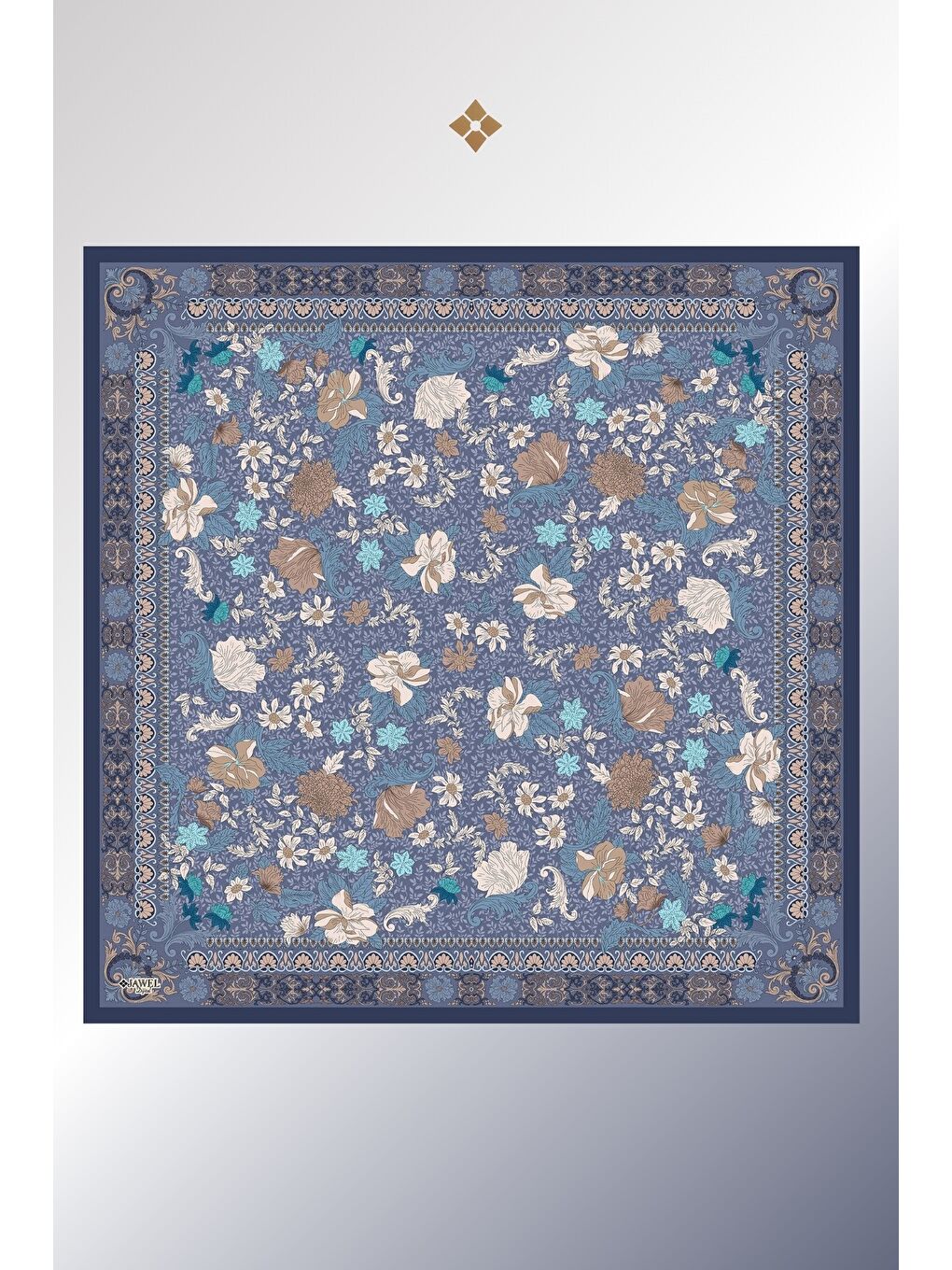 Karışık Kadın Spring Soft Eşarp Paketi Misya (Gri-Lacivert-Gri Lila)-1