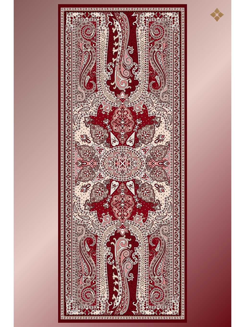 Karışık Kadın Tlos Soft Şal Paketi (Bordo-Mor-Siyah)-2