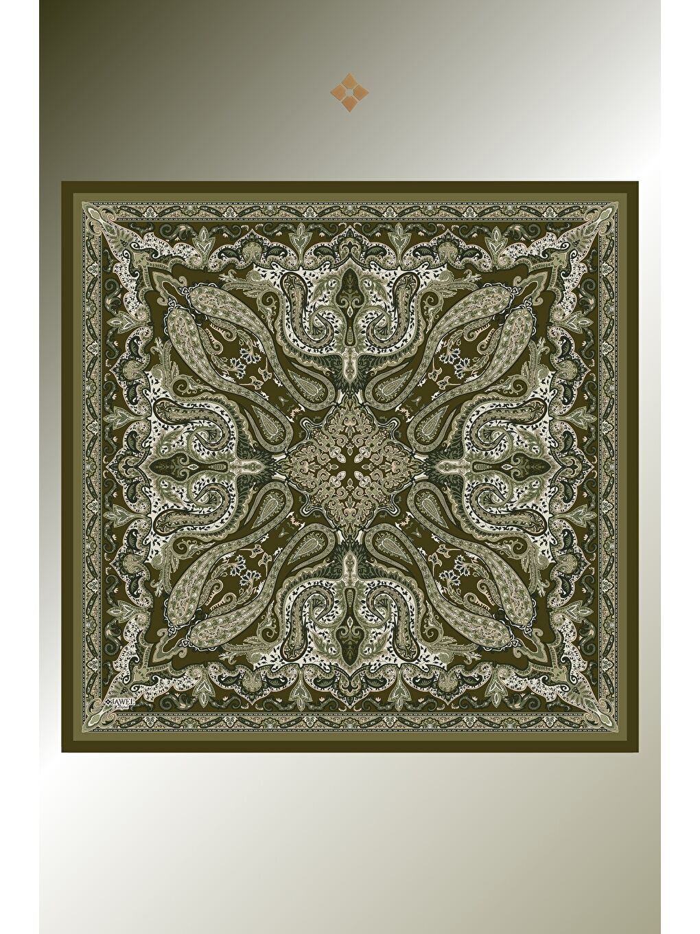 Karışık Kadın Spring Soft Eşarp Paketi Carissa (Bordo-Haki-Gri)-2